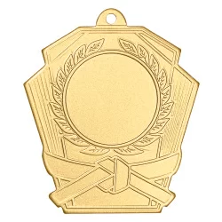 Медаль MZ 75-50/GM (50х53мм, D-25мм, s-2мм)
