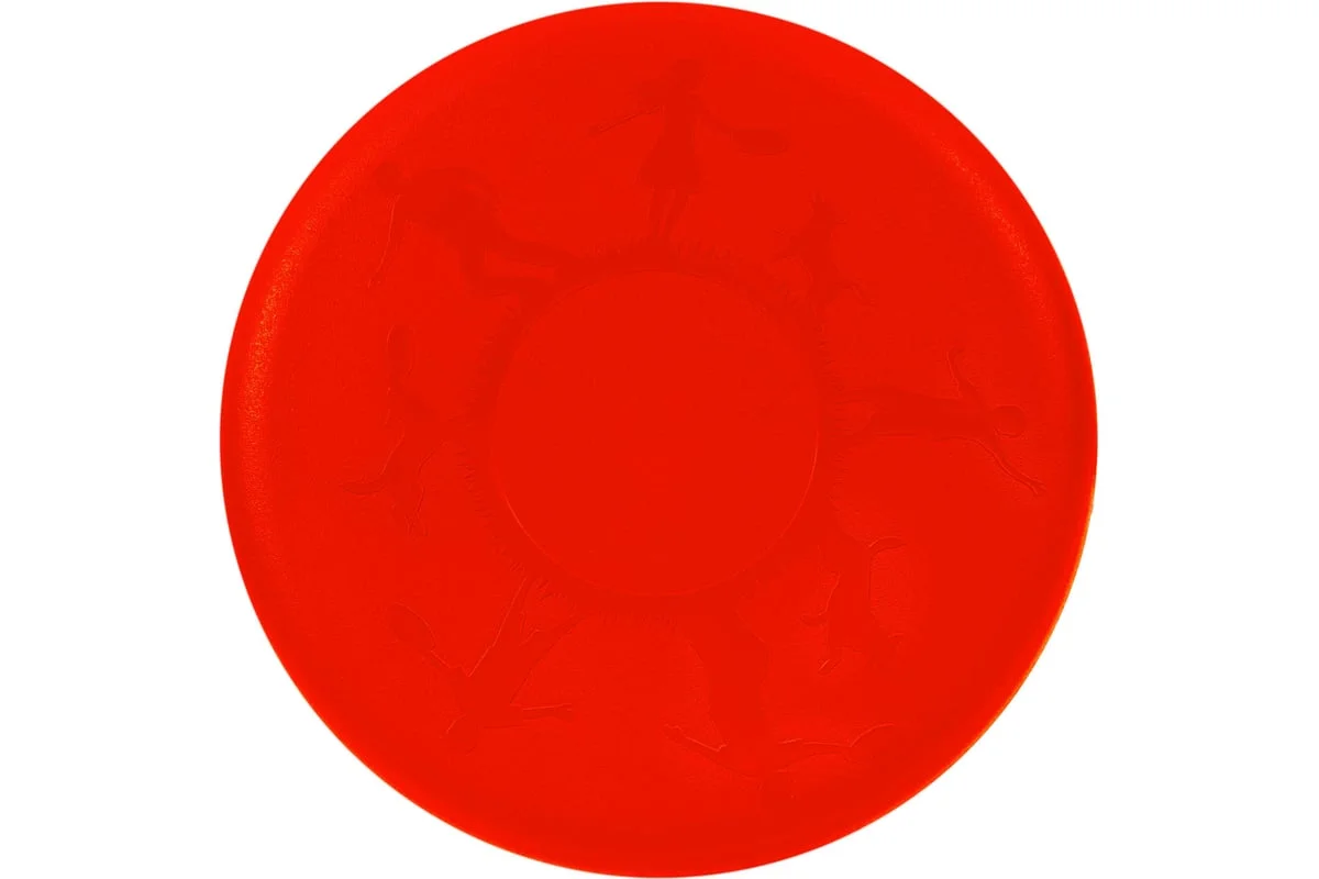 Реальное фото Летающая тарелка - фрисби Fortius ТЭП красный H231201-23RD-T от магазина Спортев