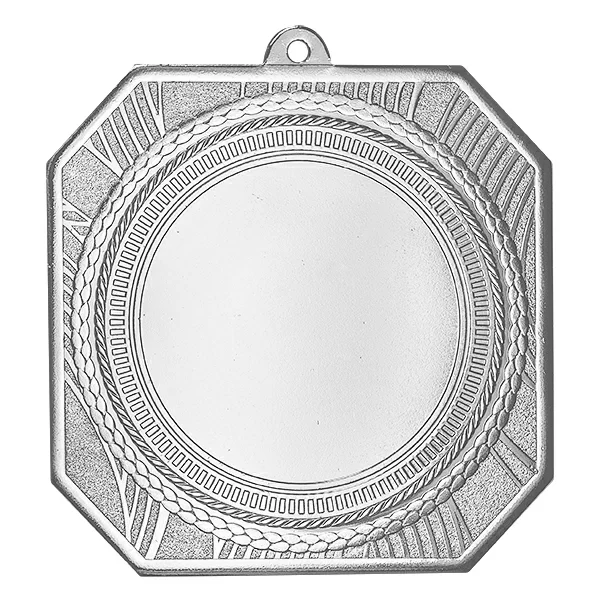 Реальное фото Медаль MZ 91-90/S (80х80 мм, D-50 мм, s-3 мм) от магазина Спортев