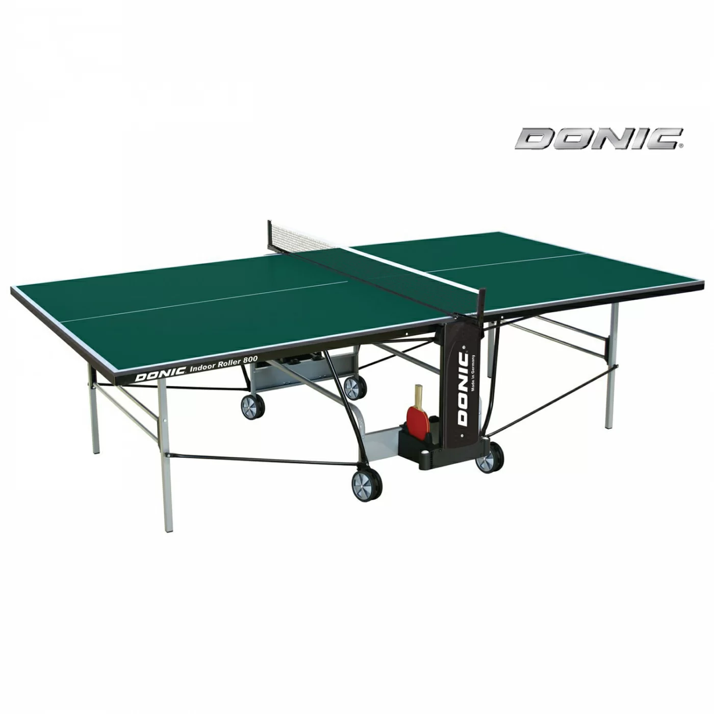 Реальное фото Теннисный стол DONIC INDOOR ROLLER 800 GREEN 230288-G от магазина СпортЕВ