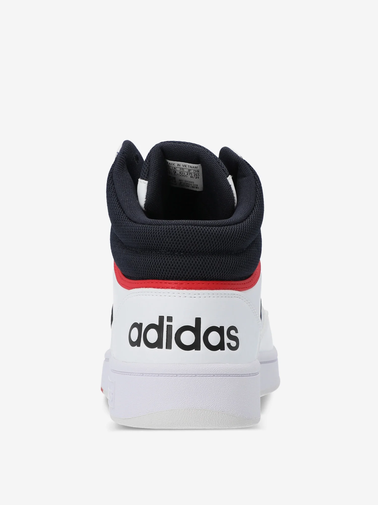 Реальное фото Кроссовки Adidas Hoops 3.0 MID белый IG2817 от магазина Спортев