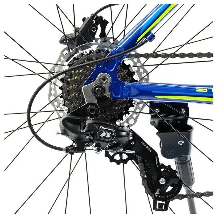 Реальное фото Велосипед Stels Navigator-620 D 26" (2020) темно-синий V010 от магазина СпортЕВ