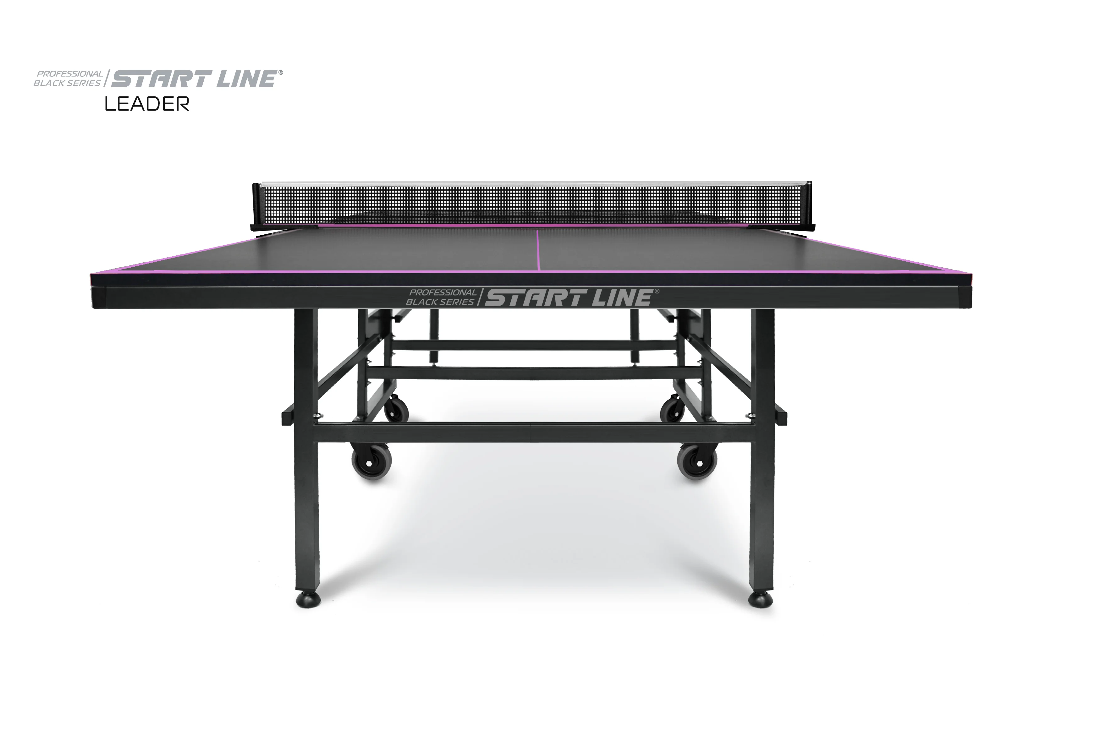 Реальное фото Стол теннисный Leader Black от магазина Спортев