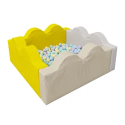 Сухой бассейн Romana «Волна» (pastel), 300 шариков (Zefir mix) ДМФ-МК-06.14.00 (pastel)