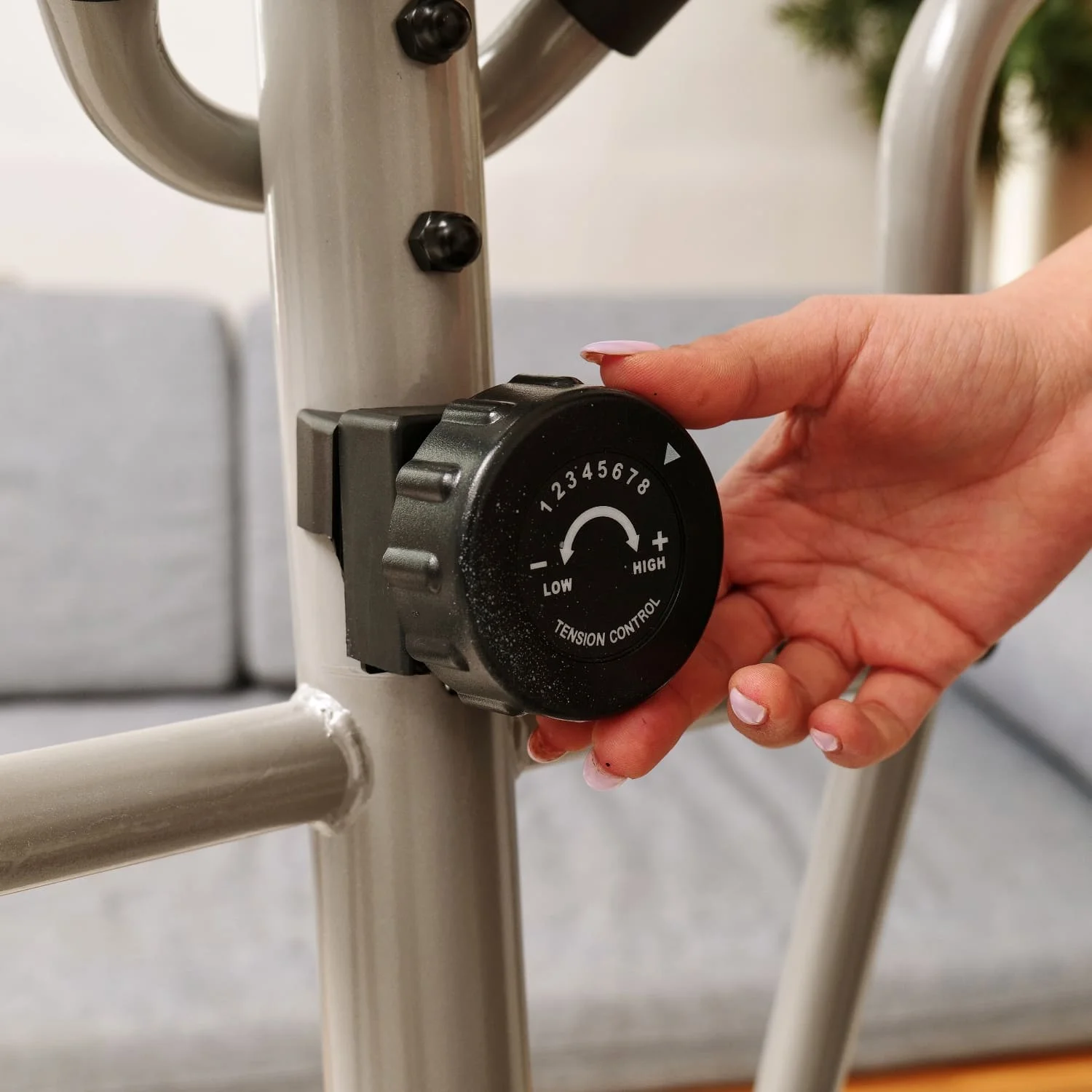 Реальное фото Эллиптический тренажер DFC E85001H от магазина Спортев