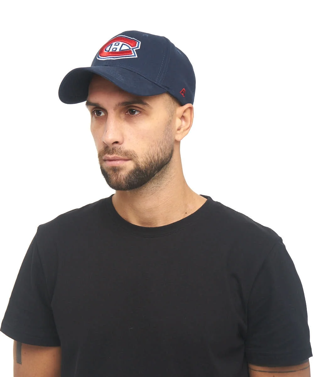 Реальное фото Бейсболка Montrеal Canadiens синяя р.55-58 29093 от магазина Спортев