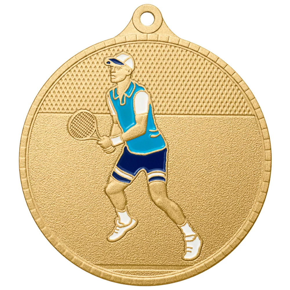 Реальное фото Медаль MZP 576-55/G теннис (D-55мм, s-2 мм) от магазина Спортев