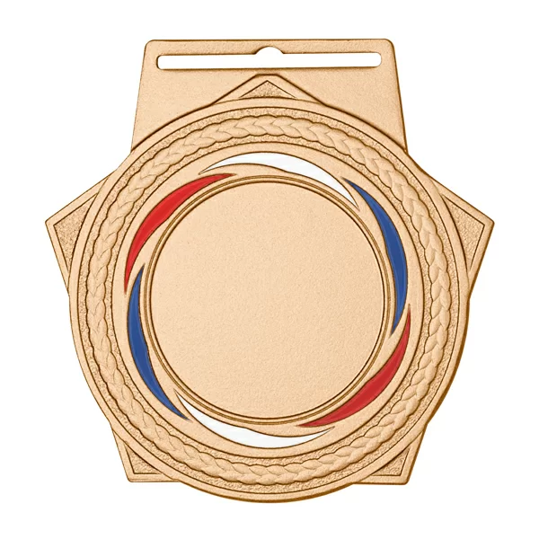 Реальное фото Медаль MZP 505-50/ВM (50х50мм, D-25мм,  s-2 мм) от магазина Спортев
