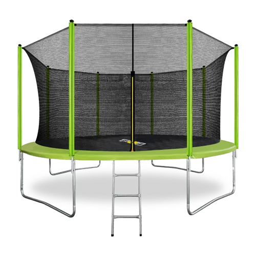 Реальное фото ARLAND Батут 14FT с внутренней страховочной сеткой и лестницей (Light green) (СВЕТЛО-ЗЕЛЕНЫЙ) от магазина СпортЕВ
