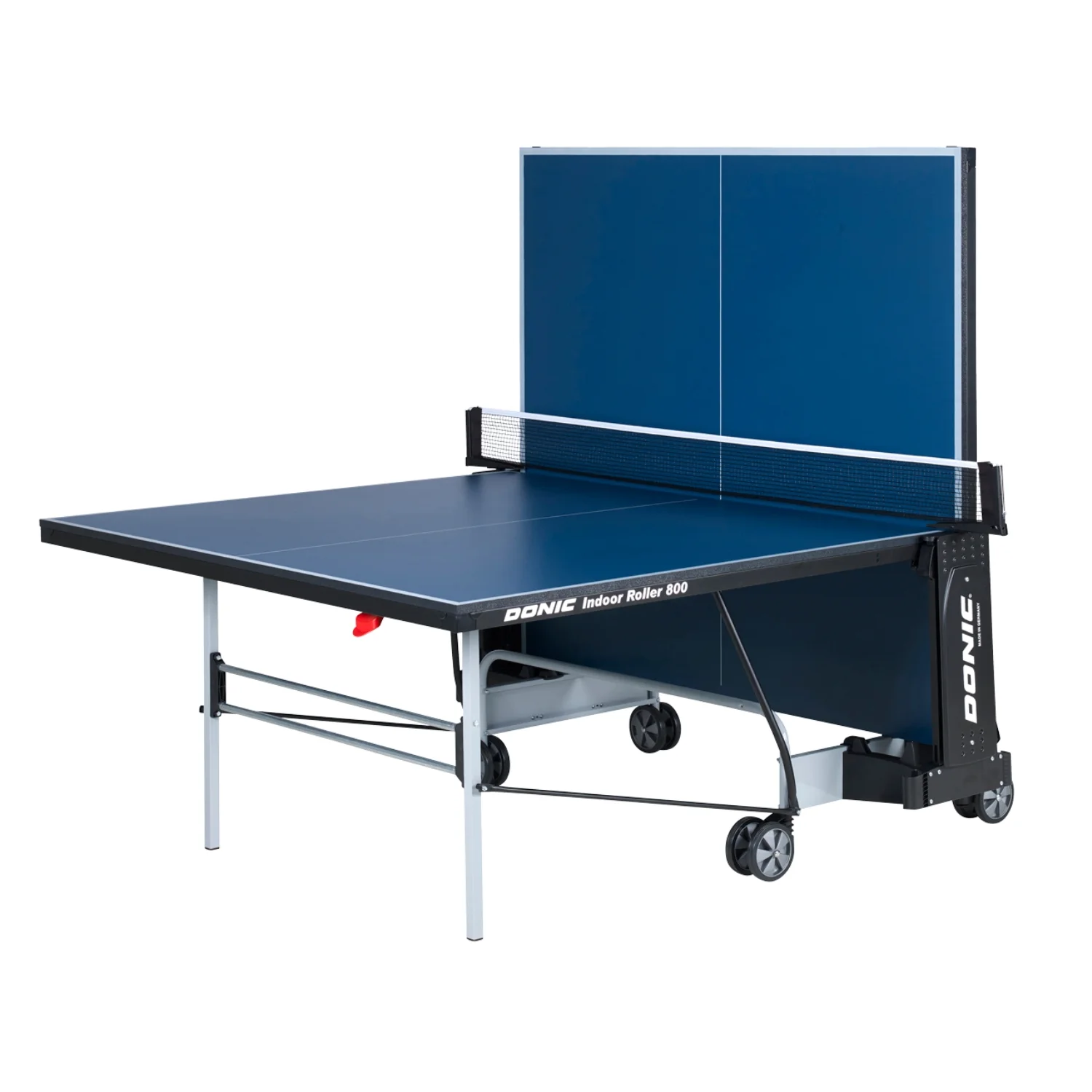 Реальное фото Теннисный стол DONIC INDOOR ROLLER 800 BLUE 230288-B от магазина Спортев