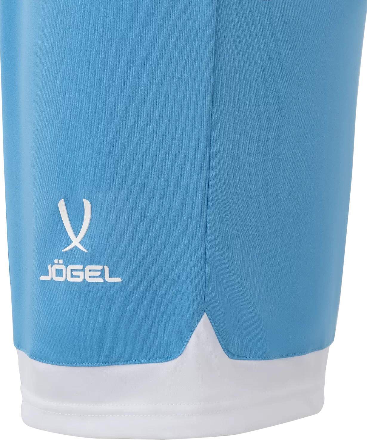 Реальное фото Шорты игровые JÖGEL DIVISION PerFormDRY Union Shorts, голубой/белый/белый от магазина Спортев