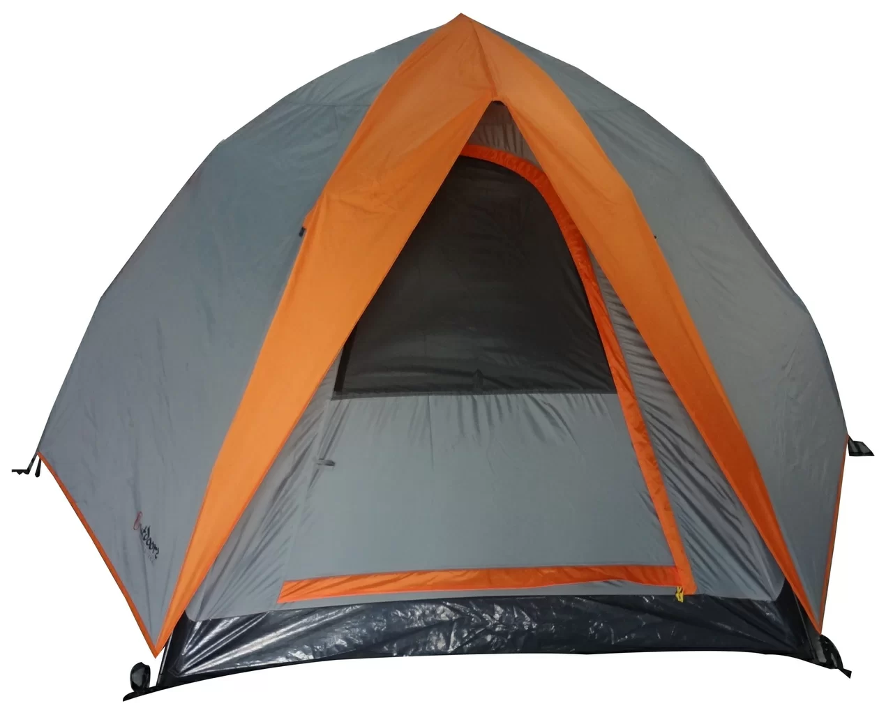 Реальное фото Палатка Outdoors Galaxy 5 5-местная зелено-бежевая 63221A от магазина СпортЕВ