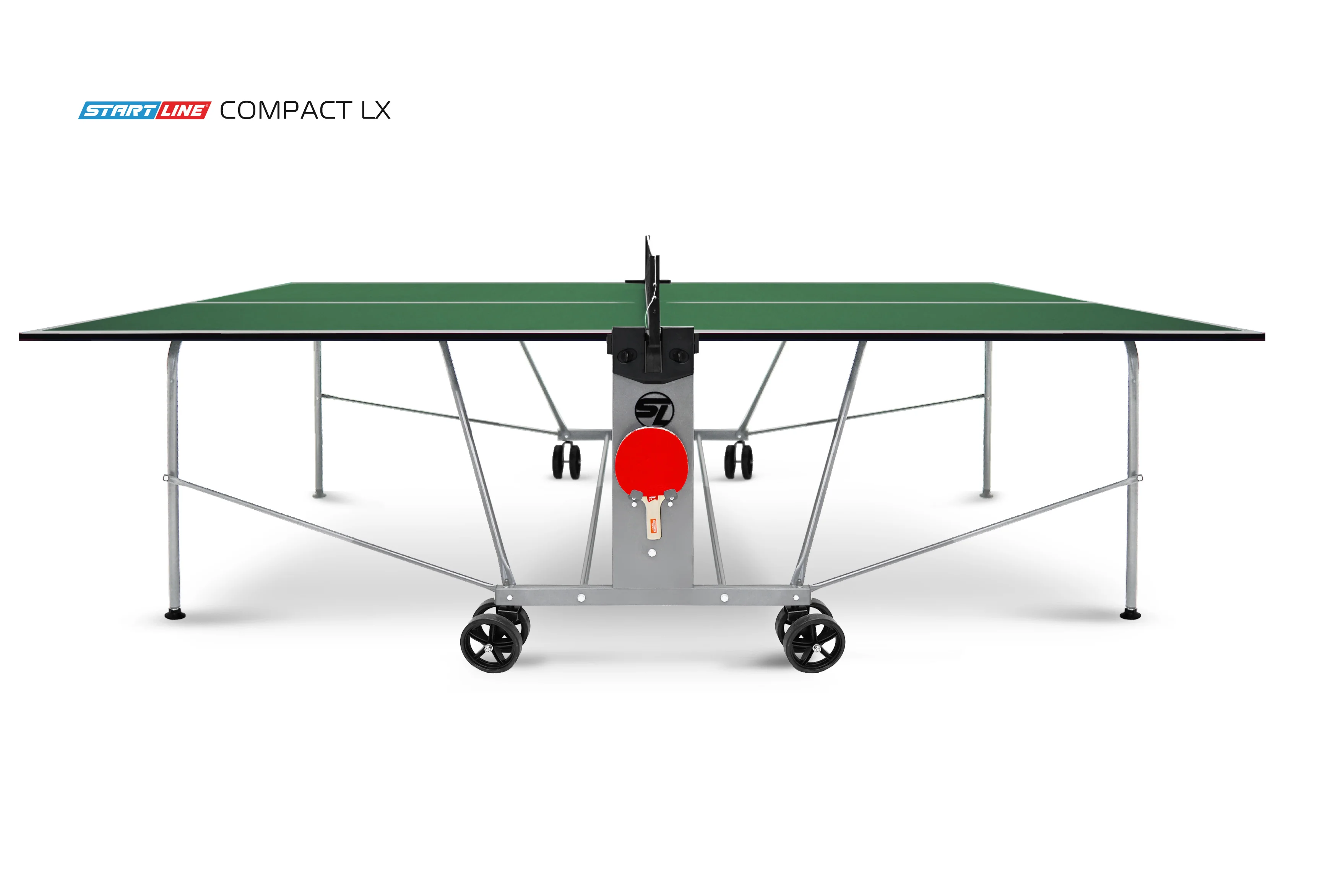 Реальное фото Стол теннисный Compact LX Зелёный NEW от магазина Спортев