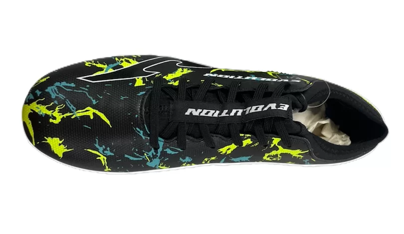 Бутсы Joma Evolution AG 2023 черный/желтый/голубой EVOW2301AG Реальное фото Бутсы Joma Evolution AG 2023 черный/желтый/голубой EVOW2301AG от магазина Спортев