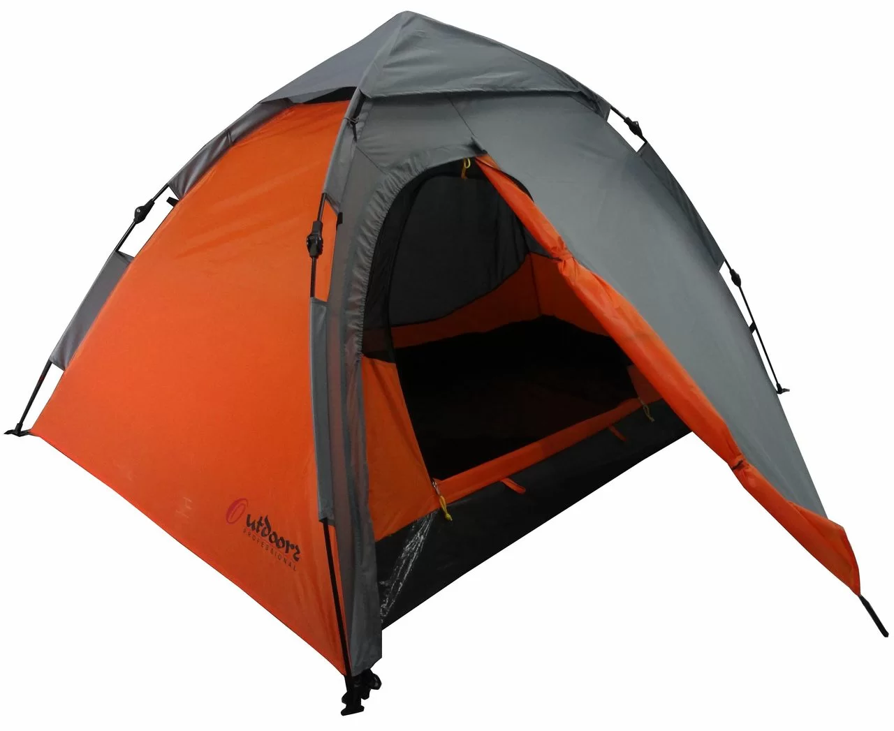 Реальное фото Палатка Outdoors Trek II 2-местная серо-оранжевая 63244 от магазина СпортЕВ