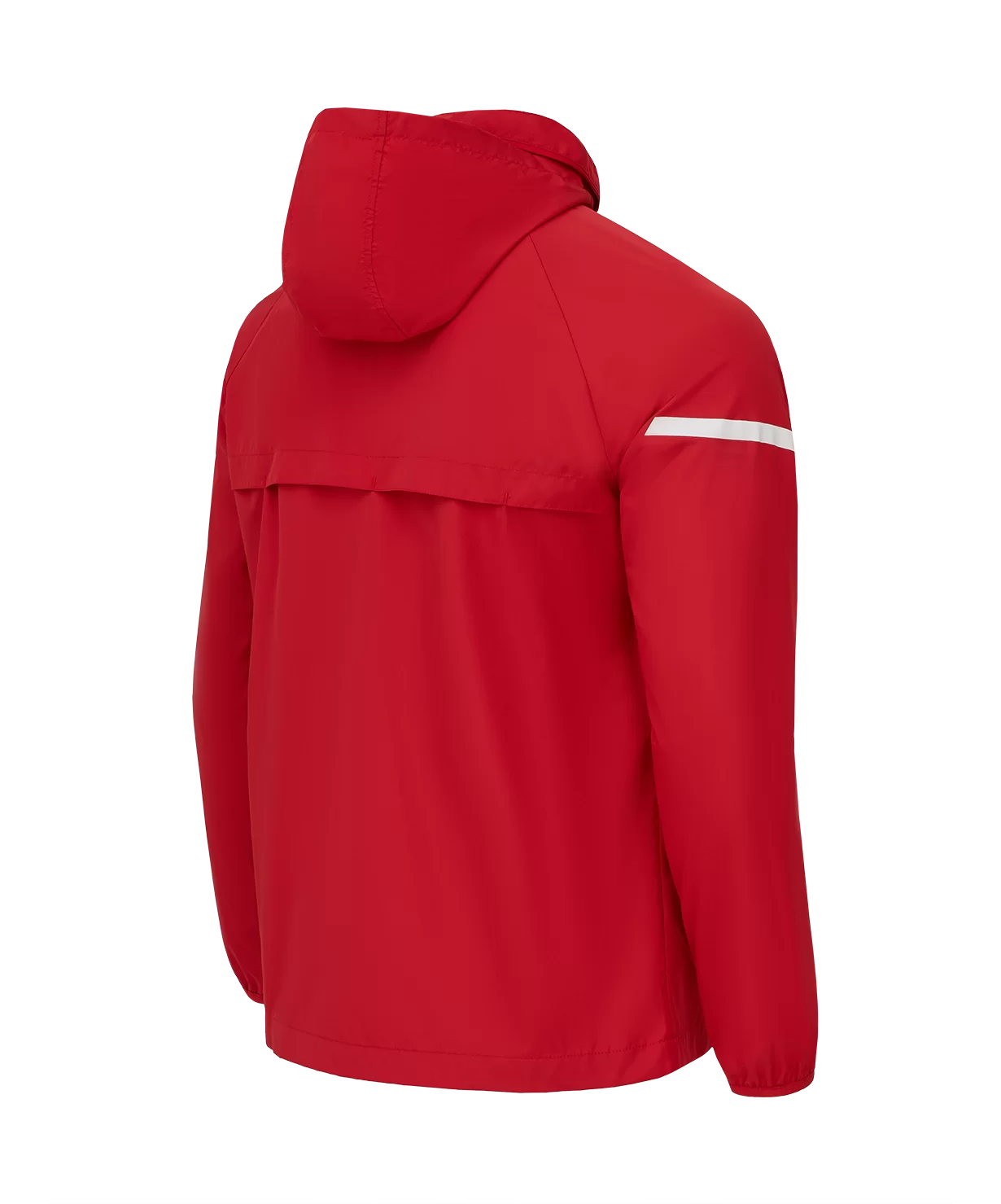 Реальное фото Куртка ветрозащитная CAMP 2 Rain Jacket, красный, детский Jögel от магазина Спортев