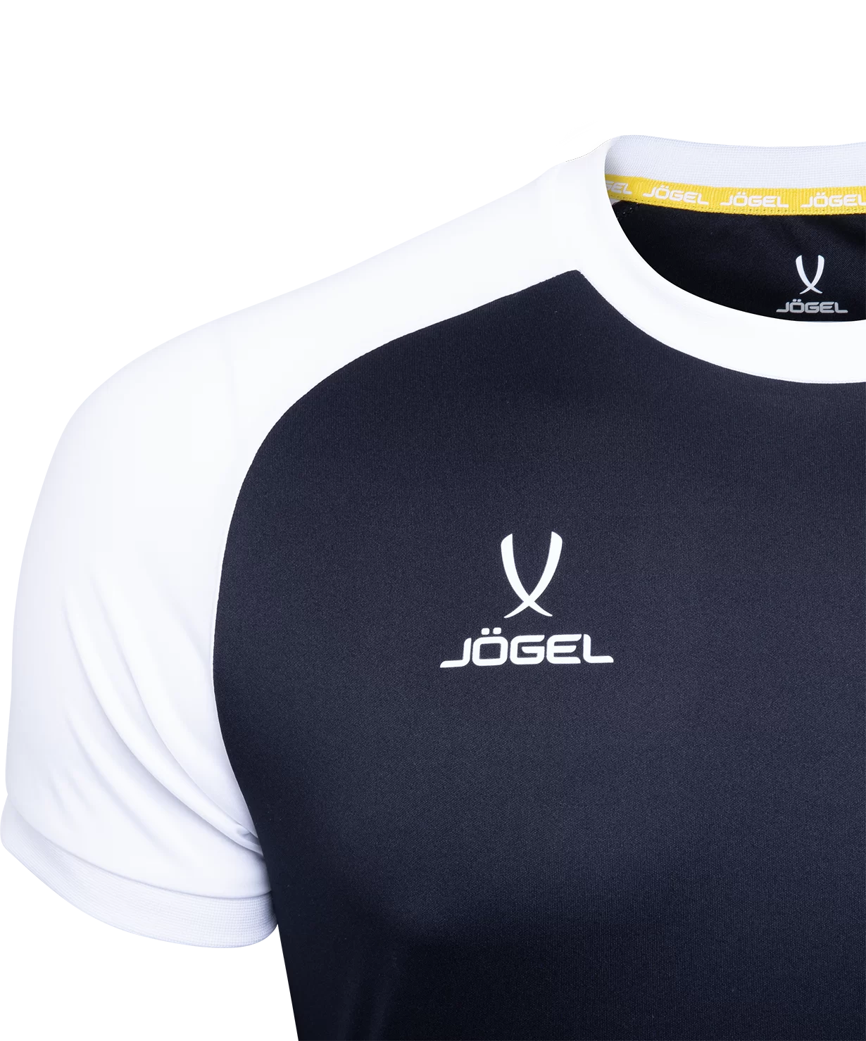 Реальное фото Футболка игровая CAMP Reglan Jersey, черный/белый, детский Jögel от магазина Спортев