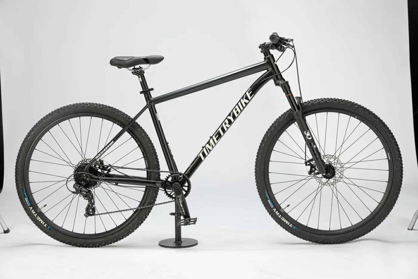 Реальное фото Велосипед Timetry TT325 27.5" 8 скор. черный от магазина СпортЕВ