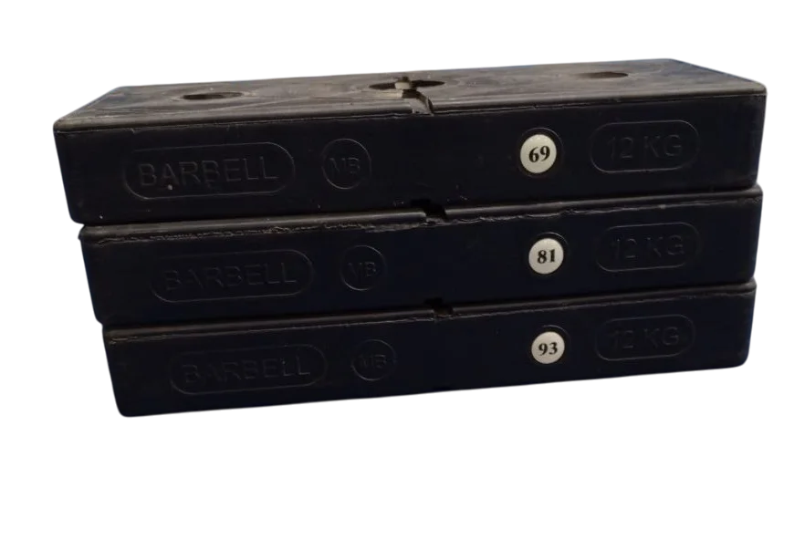 Реальное фото Грузы для тренажера 12 кг х 3 шт от магазина Спортев