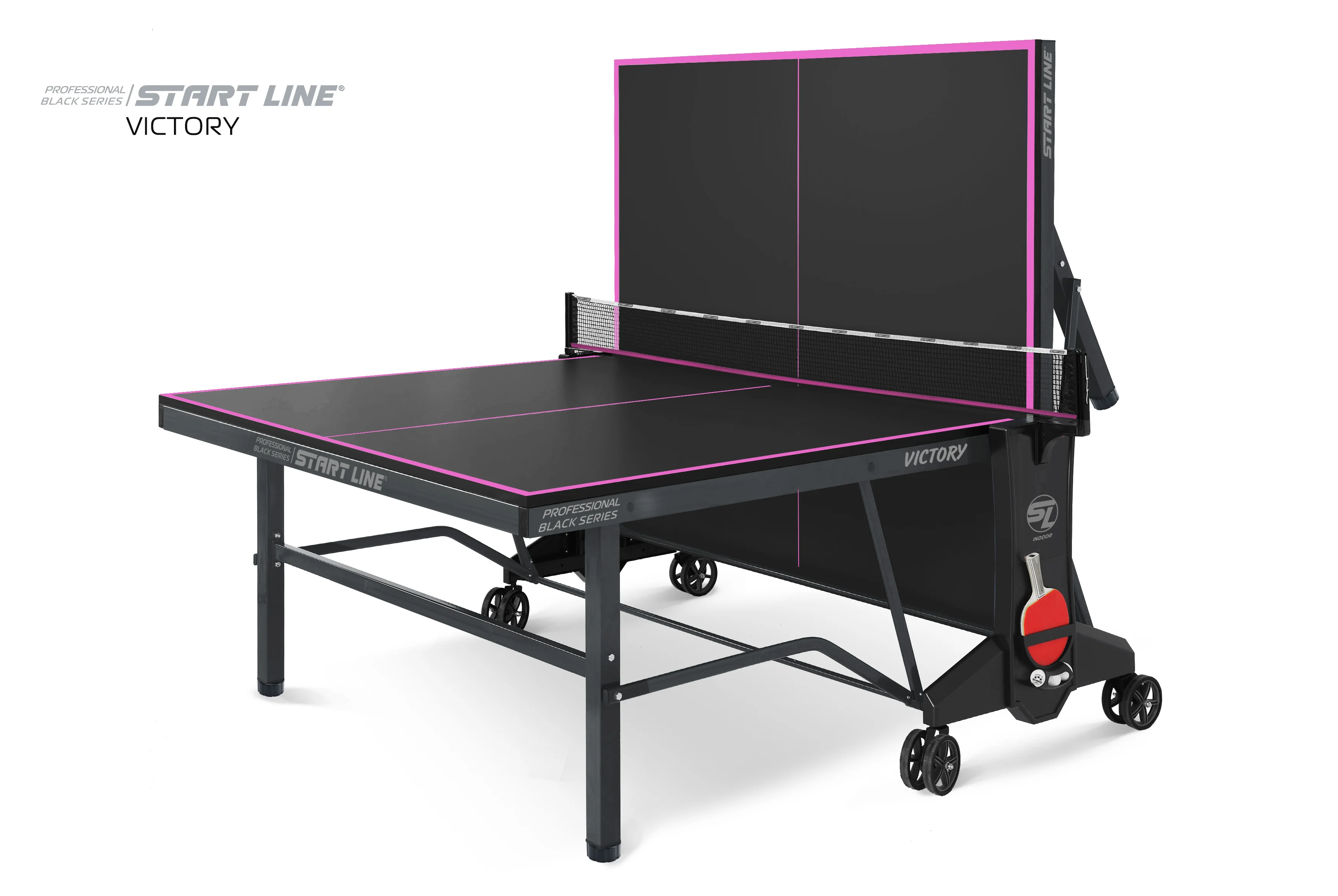 Стол теннисный VICTORY Black Реальное фото Стол теннисный VICTORY Black от магазина Спортев