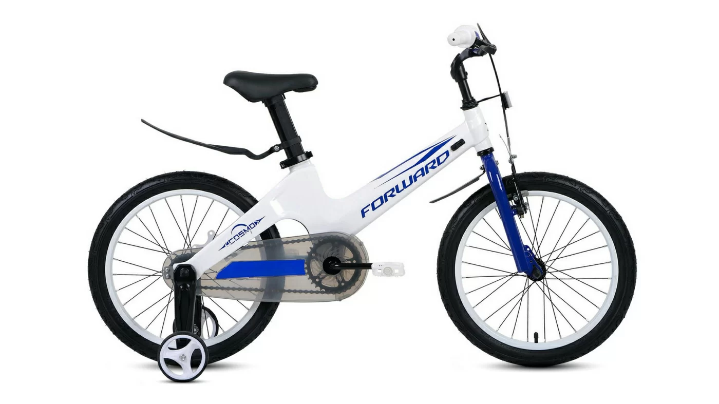 Реальное фото Велосипед Forward Cosmo 18 (1ск) (2021) белый от магазина СпортЕВ