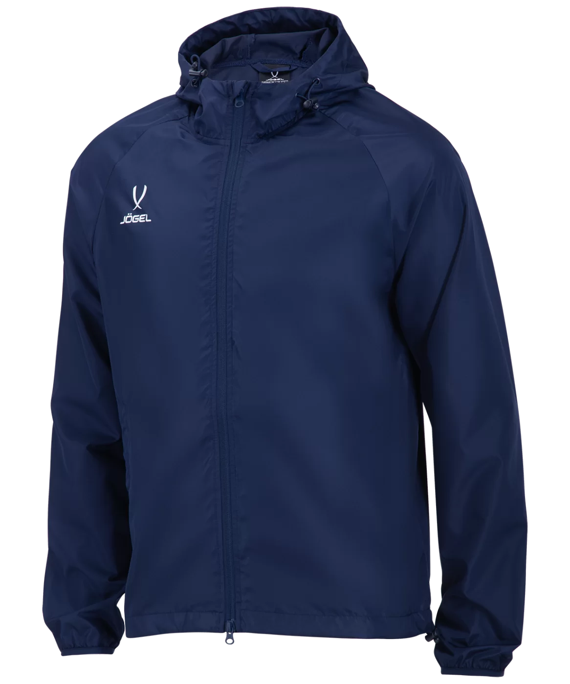 Реальное фото Куртка ветрозащитная CAMP Rain Jacket, темно-синий Jögel от магазина СпортЕВ