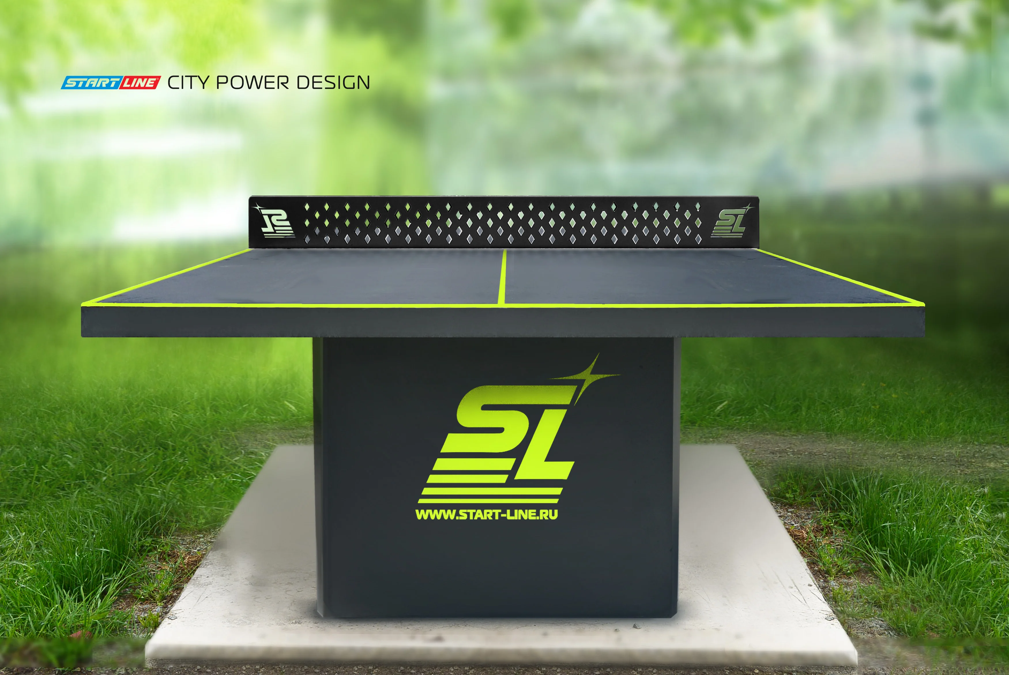 Стол теннисный City Power DESIGN Всепогодный Реальное фото Стол теннисный City Power DESIGN Всепогодный от магазина Спортев