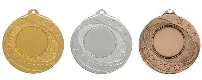 Реальное фото Медаль MD61-50 d-50 мм от магазина СпортЕВ
