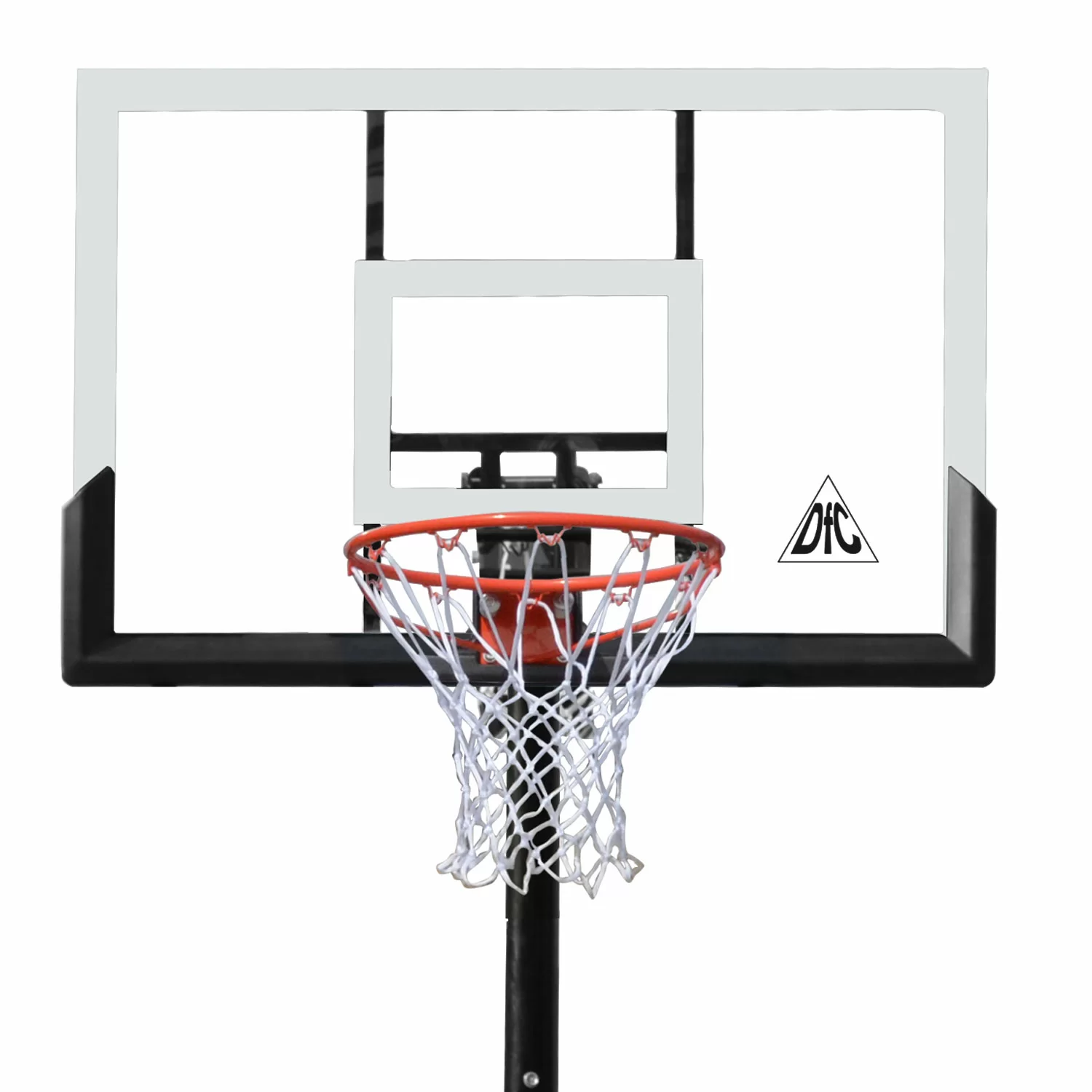 Реальное фото Баскетбольная мобильная стойка DFC STAND48P 120x80cm поликарбонат от магазина СпортЕВ