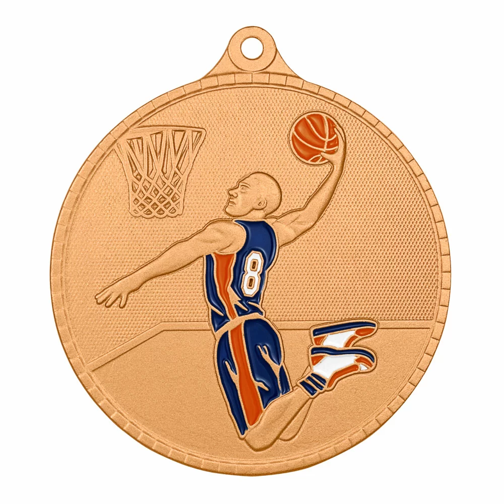Реальное фото Медаль MZP 595-55/В баскетбол (D-55мм, s-2 мм) от магазина СпортЕВ