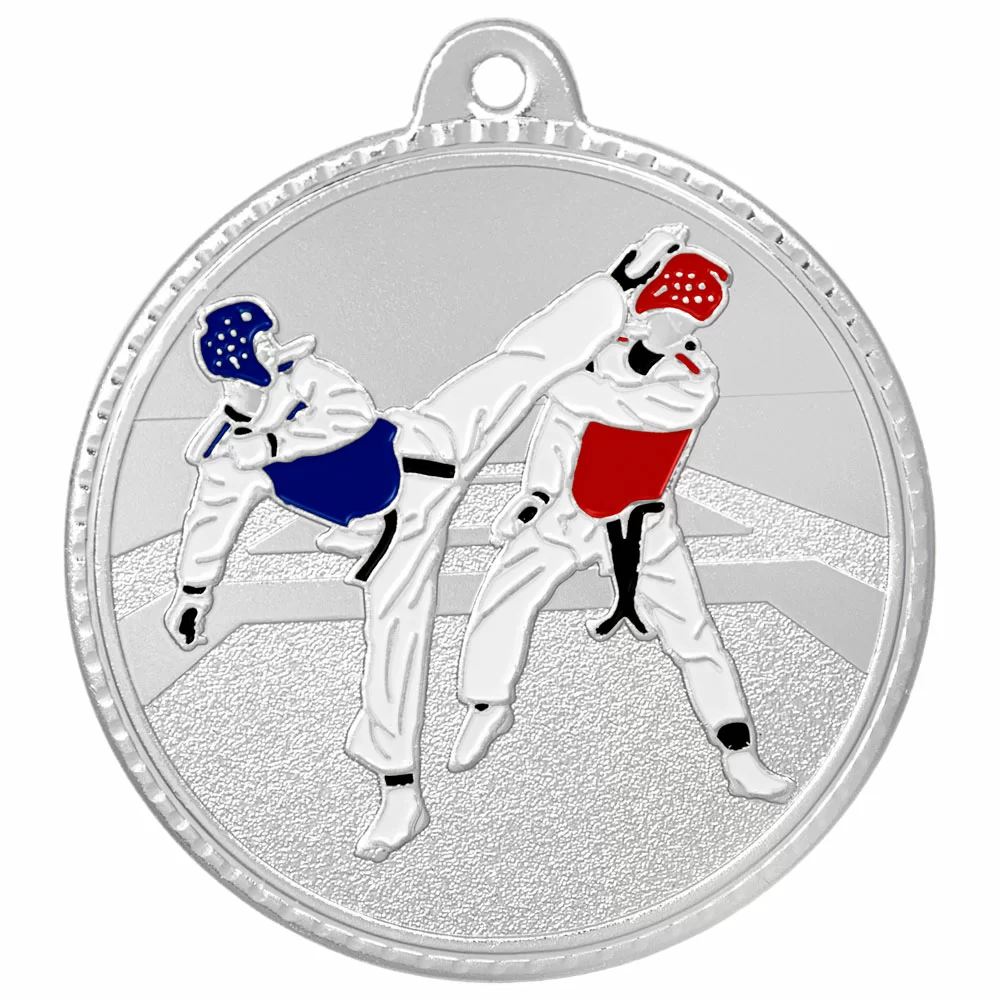 Реальное фото Медаль MZ 187-50/S тхэквондо (D-50мм, s-2мм) от магазина Спортев
