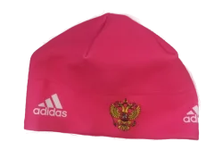 Шапка гоночная с лого Adidas розовый