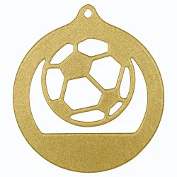 Медаль MZP 950-70/GM  футбол  (D-70 мм, s-2 мм)