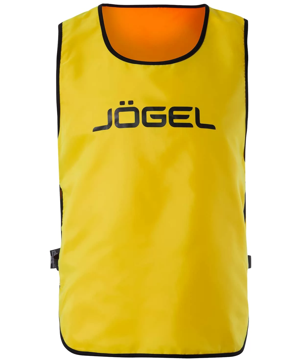 Реальное фото Манишка двустороння Jogel JBIB-2001 детская желтый/оранжевый 12366 от магазина Спортев