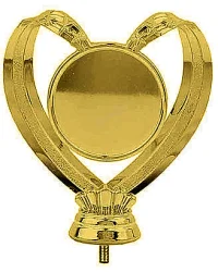 Фигура B207/G  эмблемоноситель сердце (H-11,5 см)