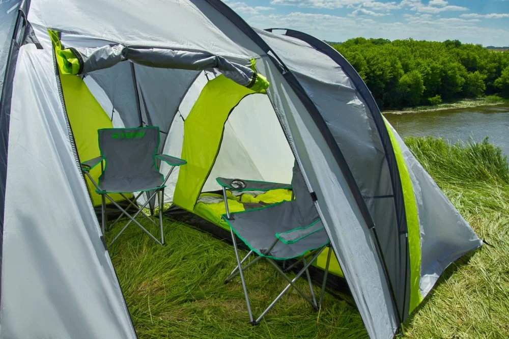 Реальное фото Палатка туристическая Atemi KARELIA 6 CX от магазина СпортЕВ