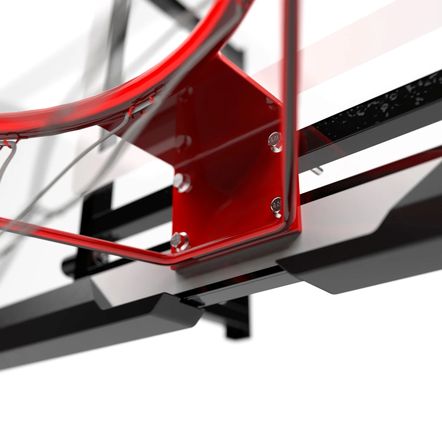 Реальное фото Баскетбольный щит DFC BOARD50A 127x80cm акрил (два короба) от магазина Спортев