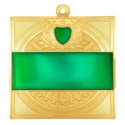 Медаль MZP 301-65/GGN (65х65мм, s-2,5мм) латунь