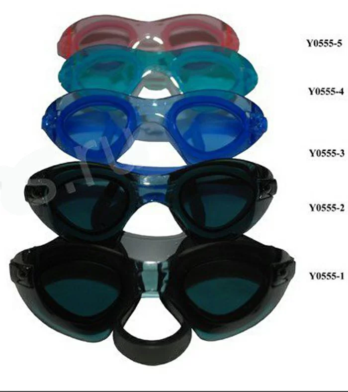 Реальное фото Очки-маска для плавания Whale Y0555-3 голубой/голубой от магазина Спортев