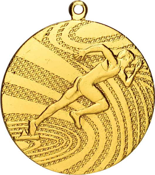 Реальное фото Медаль MMC 1740/G бег (D-40 мм, s-2 мм) от магазина Спортев