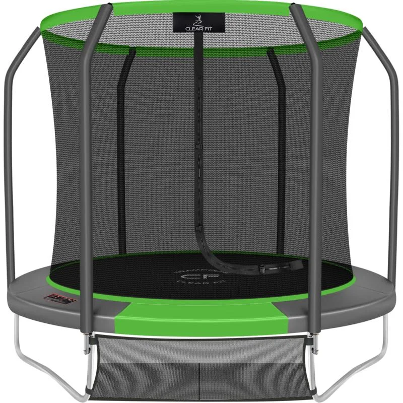 Реальное фото Каркасный батут Clear Fit GreenHop 8Ft от магазина Спортев