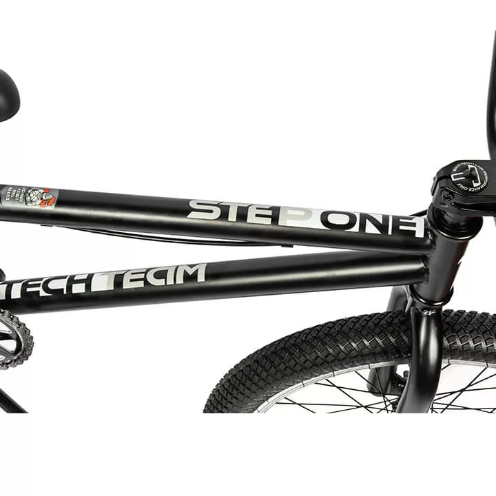 Реальное фото Велосипед BMX TechTeam Step One 20" (2023) черный 51006 от магазина СпортЕВ
