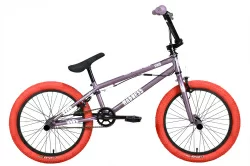 Велосипед Stark Madness BMX 2 (2024) фиолетово-серый/перламутр/красный