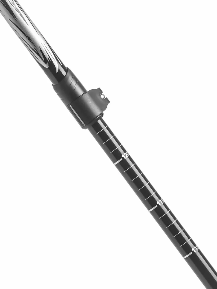 Реальное фото Треккинговые палки Novus телескоп., 18/16/14 мм, flip lock, р. 65-135, NTP-02 black от магазина СпортЕВ