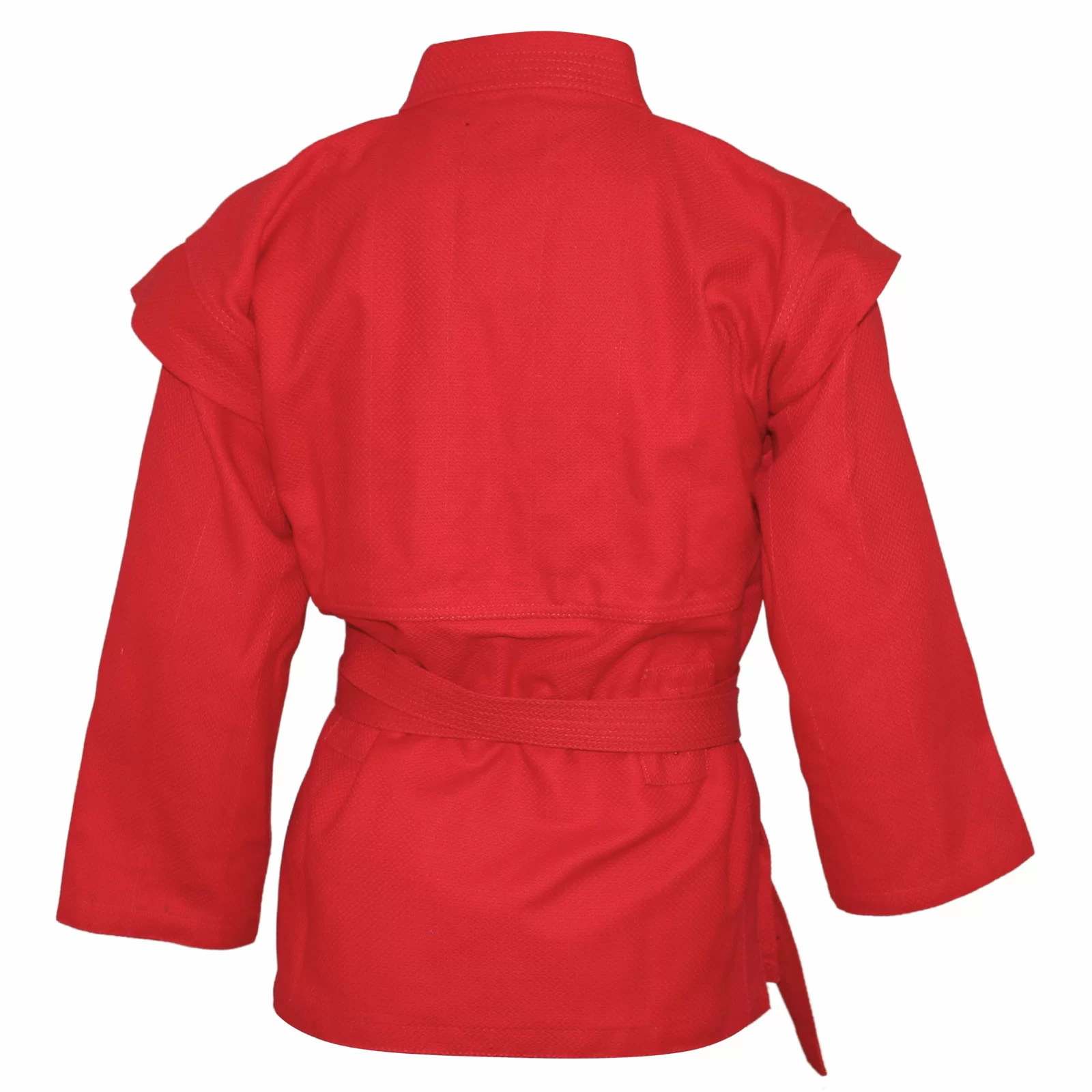 Реальное фото Куртка для самбо BoyBo красная BSJ120 от магазина СпортЕВ
