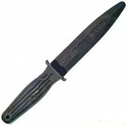 Реальное фото Нож тренировочный обоюдоострый мягкий НОЖ-1М от магазина СпортЕВ