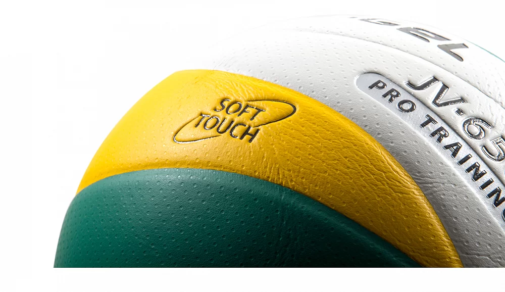 Реальное фото Мяч волейбольный Jogel JV-650 зеленый/желтый 19097 от магазина СпортЕВ
