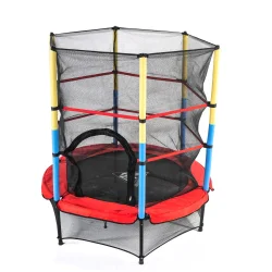 Батут DFC JUMP KIDS 55" красн/желт/син, сетка (137см) 55INCH-JD-RYB