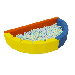 Сухой бассейн Romana «Ломтик» (стандартный), 300 шариков (Zefir mix) ДМФ-МК-12.47.01 (стандартный)