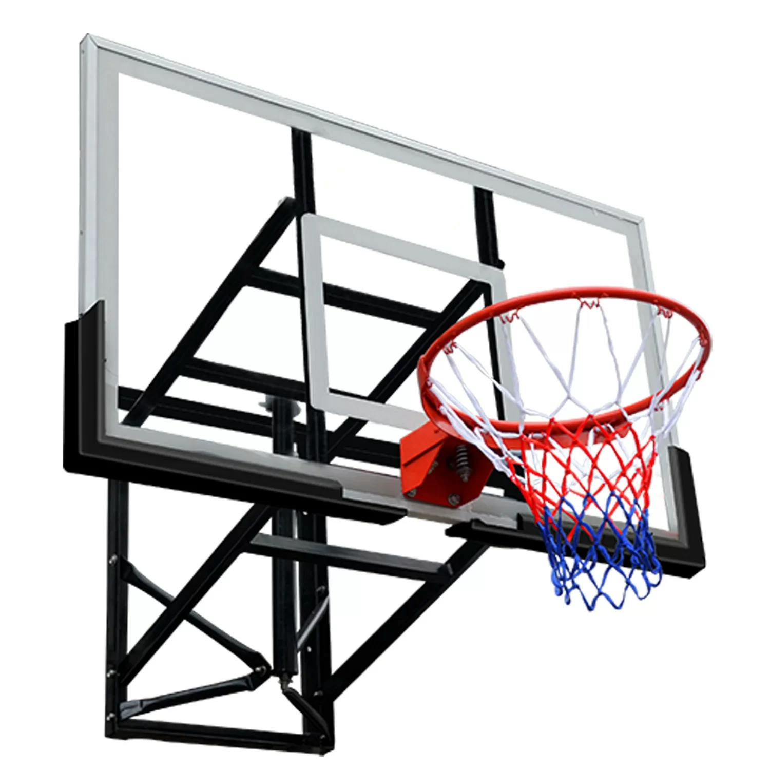 Реальное фото Баскетбольный щит DFC BOARD60P 152x90cm поликарбонат  (два короба) от магазина СпортЕВ